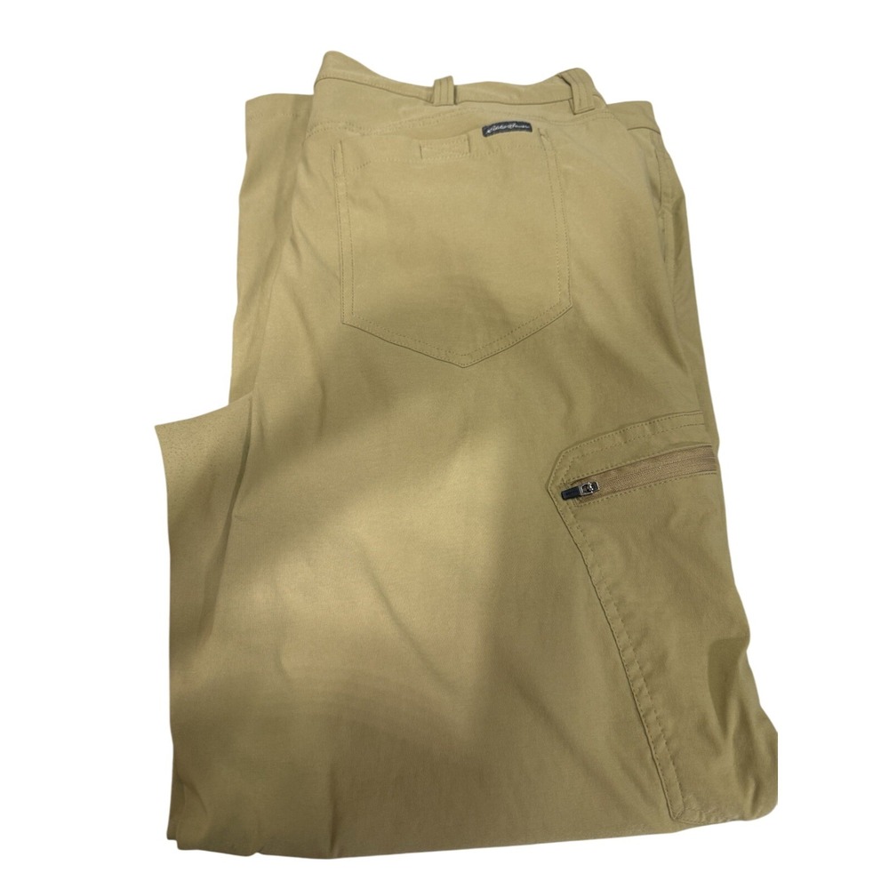 Eddie Bauer Travex Mens Hiking Pants  40/30 Tan Cargo